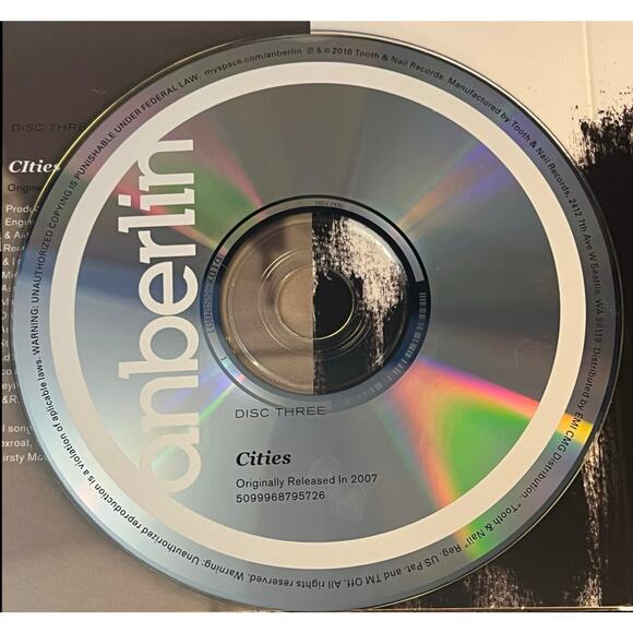 Anberlin Blueprints for City Friendships Anthology 3 CD Set 2010 - Out of Print - Picture 9 of 10